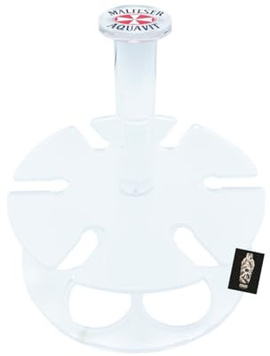 Malteser Kreuz Aquavit Tablett Gläser Halter 6 Halterungen Maße: Ca. 19cm hoch