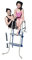 Scaletta per piscina Scala Mobile For Piscina Scala For Piscina Scala Mobile For Piscina A Doppia Faccia Scala Coordinata For Piscina Pannelli laterali solidi per una maggiore resisten(84cm)