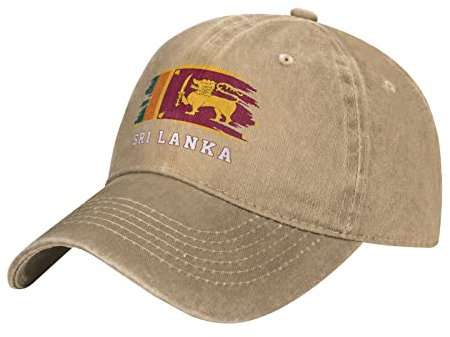 Baseball Cap Sri Lanka Flagge Sri Lankan Patriotisch Trucker Hut Baseballmütze Golf Caps Baseballkappe Baseballkappe Für Outdoor Außenbereich Running