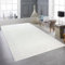 Teppich-Traum Teppich Wohnzimmerteppich Esszimmer Schlafzimmerteppich hell fußbodenheizung geeignet Strichemuster in Creme, 200 x 290 cm
