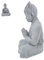 BESPORTBLE Zen-Ornamente Mini-Buddha-Statue Kleine Buddha-Statue Buddha- Buddha-Statue Für Aquarium Buddha-Statue Für Zu Hause Aquarium-Buddha Dekorative Buddha-Statue Blausteinpulver