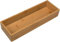 KOOJOYCC Organisateur de tiroirs en bambou 30 x 10 x 5 cm - Boîte de rangement en bambou - Boîte de rangement pour couverts - Organiseur de maquillage - Pour cuisine, salle de bain et bureau
