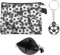 Jungen Brieftasche, stilvolle Fußball Druck Brieftasche für Teenager Jungen Fußball Fan Brieftasche mit Münze Tasche, mit Fußball Schlüsselanhänger