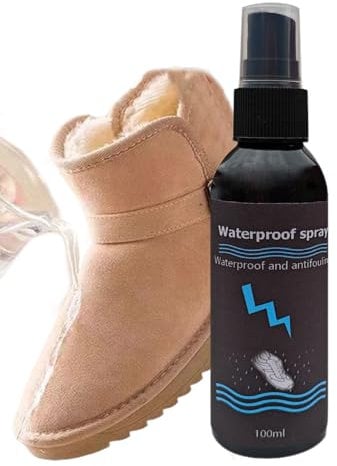 Hiemible Waterproof Spray for Shoes | 100ml Shoe Protector Spray - Rainproof and Stainproof Protectant for Sneaker Leather Canvas Tents Outdoor Gear Nylon