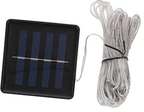 FONDOTIN Solar Umbrella Light String for Outdoor Garden Led String Lamp for Parasol Umbrella for Patio Decoration