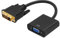 carotoe 1080p DVID To VGA Adapter DVID24+1Pin Male To VGA Female Active Converter For PC Laptop TVs Monitors 1080p