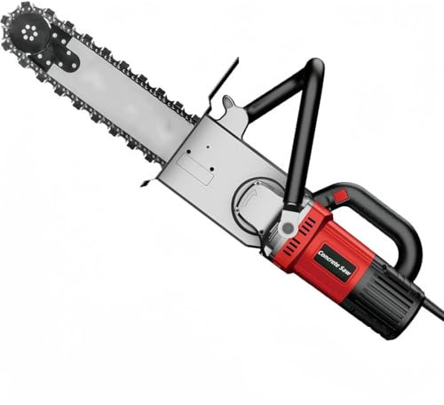 DPDZSW Diamant-Betonkettensäge,professioneller Wandschneider mit wassergekühltem Nassschnitt,Antivibrationsgriff & Staubunterdrückung für Pflaster- und Mauerwerksschneiden,CuttingDepth48CM