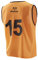 Ram Top Sport Nummerierte Leibchen, Trainingshemden, 15 Stück sehr Gute Qualität, Shirts mit Nummer (Kinder (U8), Orange)