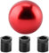 Reminnbor Schaltknauf Auto Universal Handschaltknauf Schaltkopf Runde Kugelform(Rot Farbe)