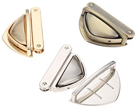 TF Geldbörse Push Lock Sets Portemonnaie Verschluesse Steckschloss Verschluss Catch Tuck Lock für Leder Tasche Portemonnaie Geldbörse DIY