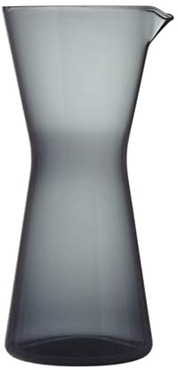 Iittala 1057033 Kartio Karaffe 95cl, dunkelgrau, Glas