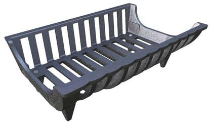BRACIERE IN GHISA PER CAMINO - BRUCIALEGNA PER CAMINETTO (L 68X57 - P 38 - H 15 cm) PESO: 16 KG
