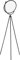 HOMCOM Stehlampe mit LED um 350 Grad verstellbar Stehleuchte Lampe Industrielle Standlampe ABS Schwarz 60 x 60 x 163 cm