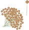 Aisszhao 100pcs Christmas Gold Holly Berries Artificial Holly Berries Picks Winter Berries Bunch Berry Branches,Xmas Berries for Xmas Tree Ornaments,Wreath Making Supplies,DIY Crafts,Home Decor