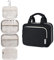 Kulturtasche Damen Kulturbeutel zum Aufhängen Waschtasche Gross Kosmetiktasche Groß Waschbeutel Kosmetik-Organizer für Damen Mädchen (Schwarz)