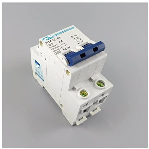 PULMAC Interruttore magnetotermico a Corrente Continua 2P 20A DC 440V Curva C MCB