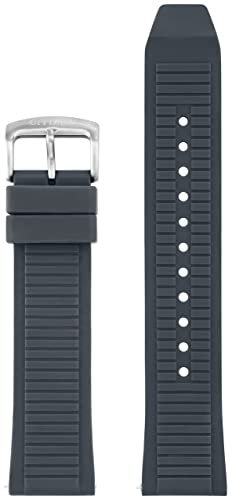 Citizen CZ Smart 22mm smartwatch interchangeable strap, Gray Silicone, 22 mm, Bracelet,Mesh
