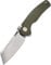 CJRB Crag Green G10 Taschenmesser J1904 aus D2 Stahl mit Keramik Kugellager mit Recoil Sicherung
