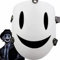 Yearsahrk Anime Maske High Rise Invasion - Weißes Lächeln/Kein Mund, Scharfschütze Tenkuu Shinpan Cosplay Kostüm Halloween Requisiten (Style B)