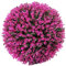 EIOLWJIEO Palla topiaria Artificiale dall'aspetto Realistico con Bassa Manutenzione Ampia Applicazione Palline Decorative in plastica Finta bosso, Viola 30 cm