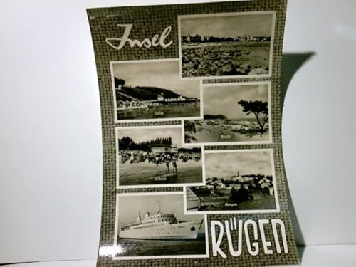 Insel Rügen. Alte Ansichtskarte / Postkarte s/w, gel. 1964. 6 Ansichten in und um die Insel.