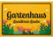 DankeDir! Gartenhaus Landkreis Laube - Kunststoff Schild 30 x 20 cm - Garten Geschenk Geschenkidee Deko Mama & Papa Gartenschild - lustiger Spruch Freunde Türschild Geburtstagsgeschenk Nachbarn