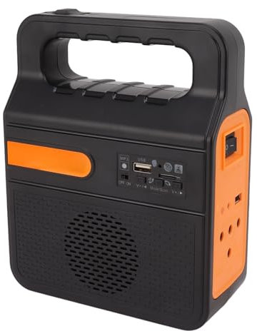 Portable Power Station Camping Solar Generator Outdoor Mobile Power Supply with Overvoltage Protection, Three Charging Methods, for Smartphones, Tablets, Laptops, CPAP Machines