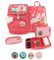 Belmil Premium Comfy Plus ergonomisches Schulranzen Set 5 - teilig, für kleine Kinder/Erstklässler - STAEDTLER, Brustgurt, Hüftgurt, Magnetverschluss (405-73/P/S) (Rose Quartz 2)