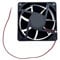 JZK 120x120x38mm DC 24V 2 pin brushless cooling fan 12cm, 0.18A, 3100 rpm, 12038 dual-ball bearing DC fan 120mm for ice machine, fan heater, cooler, PC case fan