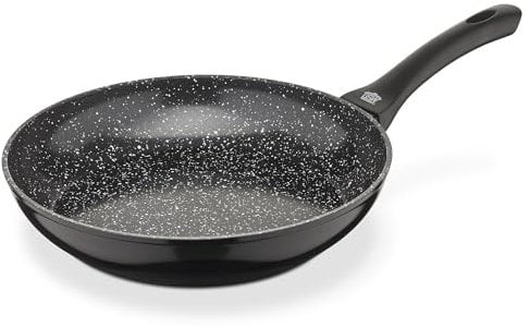 GSW Bratpfanne Barisa, Beschichtete Pfanne Kratzfest & Energiesparend mit Induktion, Aluminium Pancake Pfanne mit VITAFLON® QUARZIT Antihaft Versiegelung, 20 cm