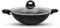 AKH HOUSEWARE Non Stick Wok 28CM Deep Frying Pan with Lid Forged Aluminum Induction Hob Pan with - Double Handle - Soft Touch - Saute Pan/Deep Stir Fry Pan (28CM)
