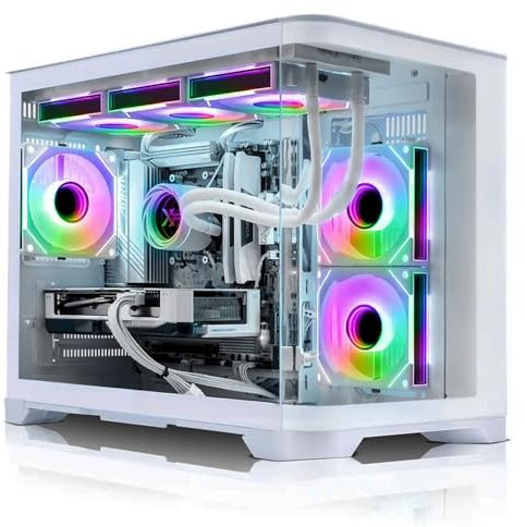 ADMI Gaming PC • AMD Ryzen 7 9700X 5.5Ghz • AMD Radeon RX 9070 XT 16GB • 32GB DDR5 RAM • 1TB MVMe SSD • X= ARC RGB White Gaming PC Case • 850W PSU • VR Ready • WIFI • Windows 11