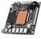 SJRC Mini ITX Mainboard AMD Ryzen 7 8845HS, 8/9 Bay NAS Motherboard Dual M.2 NVMe, 4 x 2.5GbE LAN DDR5 Board PCIe x16, 9 x SATA3.0, 4K HD/DP/USB C 40Gbps, Barebone (No RAM/SSD/OS)