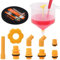 Kit Entonnoir de Remplissage de Liquide de Refroidissement Anti-Déversement 12 Pièces Universel pour Radiateur Automobile avec Adaptateurs Multiples et Tuyau d'Extension