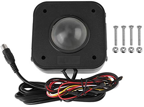 Fafeicy Trackball -LED Beleuchtete Runde 4, 5 Cm Trackball mit Reibungsloser Rolling -Action für PC und Spielekonsole