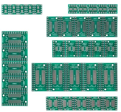 YUGSHNKFC Platzsparende Leiterplatten-Adapterplatine für SMDs zu DIP SOP SSOP Konvertierung unterstützt hochpräzise Schaltungen und Laborprojekte, multifunktionale IC-Breakout-Platine für Entwickler