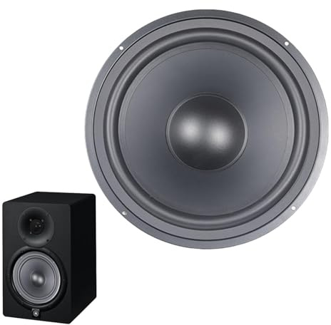 Radiador pasivo - Subwoofer pasivo con Recipiente de Papel metálico de 3-12 Pulgadas | Refuerzo de Graves de la Carcasa del Altavoz | Unidad ficticia pasiva para Controladores de woofer
