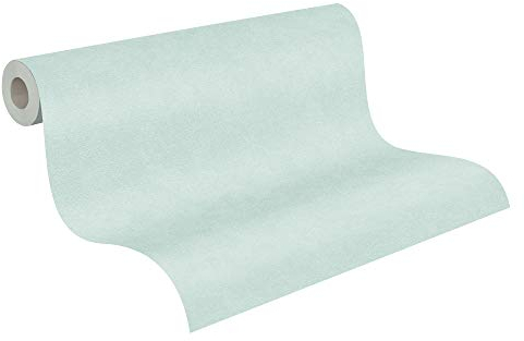 A.S. Création Vliestapete Life 4 Tapete Unitapete 10,05 m x 0,53 m 332028 3320-28, Blau