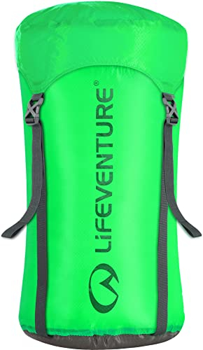 Lifeventure Ultralight Compression Stuff Sack 15 Litre Ideal Sleeping Bag Storage, Stuff Sack Organiser, Water Resistant For Camping Hiking Backpacking