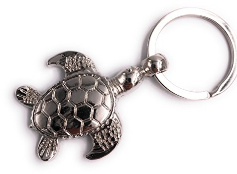 H-Customs Schildkröte Tortoise Schlüsselanhänger Schlüsselanhänger Schutz Panzer Reptil Tierwelt Ausdauer Meeresschildkröte Naturschutz Lebewesen Tierliebhaber