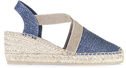 Toni Pons Damen-Espadrille aus Baumwollstoff - Triton - Marine, 37 EU
