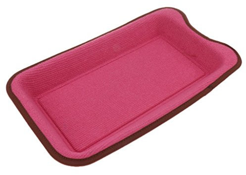 Tubayia Haustierbett Katzenbett Katzenkorb Haustier Schlafkorb für Hund Katze Kätzchen (Rosa)