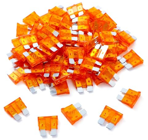 100 Pack Auto Fuses 5 AMP ATC/ATO Standard Regular Fuse Blade 5A Car Truck Boat Marine RV