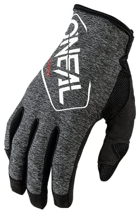 O'NEAL | Fahrrad- & Motocross-Handschuhe | MX MTB DH FR Downhill Freeride | Langlebige, flexible Materialien, belüftete Nanofront-Handpartie | Mayhem Glove Hexx | Erwachsene | Schwarz Weiß | Größe L