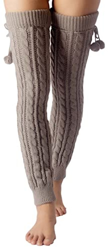 iB-iP Women's Leg Warmer Ballet Dancers Aerobics Cute Knee High Thermal Costume
