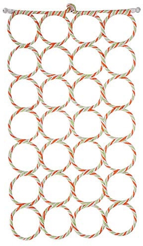 Bird Climbing Net Parrot Hanging Climbing Rope Bird Hammock Swing Toy Wrapped with Cotton Rope for Garden Cage Accessories