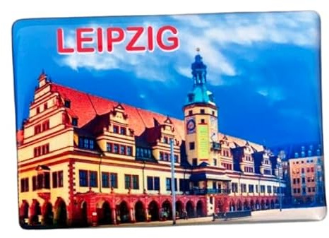 Leipzig,Deutschland, Leipzig Kühlschrankmagnet, Leipzig Souvenir, Leipzig Fridge Magnet, Germany Gift