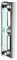 UHRIG Gâche 30mm, butée de portail galvanisée pour porte de jardin avec boîte de serrure de 30mm