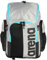 arena Spiky III Schwimm Rucksack 45, Freizeit- und Sportrucksack aus Wasserabweisendem Material, Gepolsterte Schulterpartie, Schulrucksack, 45 Liter, Ice-sky