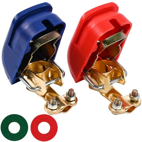 Battery Terminal Clamp Connectors Quick Release Isolator switch 12V 24V For Car Caravan Motorhome Boat
